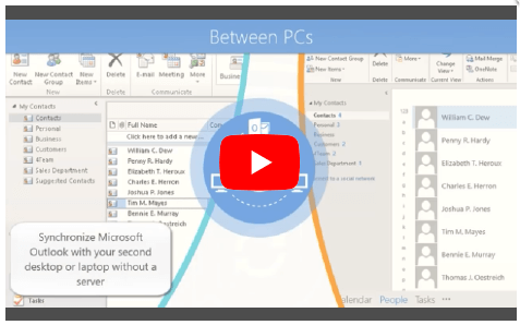 How to Synchronize Microsoft Outlook on Two PCs