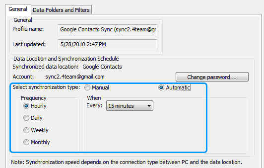 sync folders between 2 computers over internet