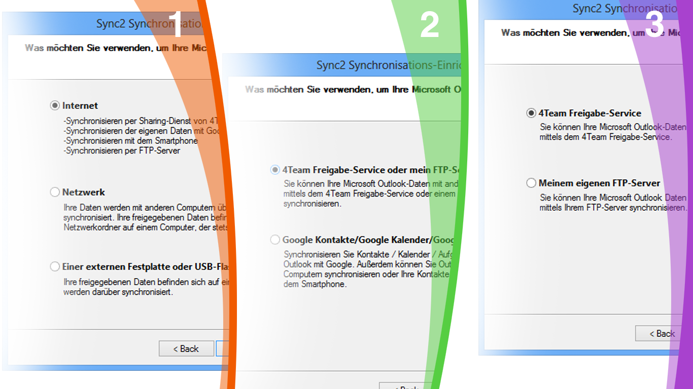 Ordner von Outlook ohne Server synchronisieren und freigeben