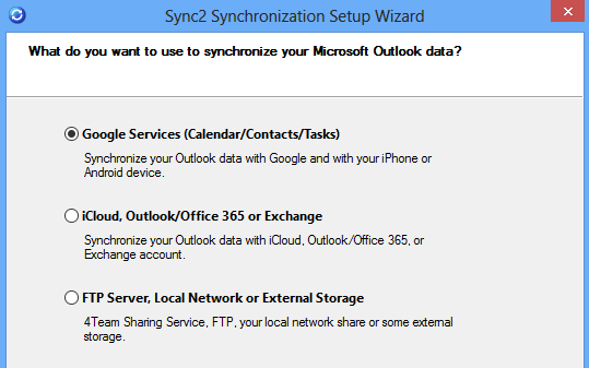 Easy way to synchronize Microsoft Outlook Easy way to synchronize Microsoft Outlook